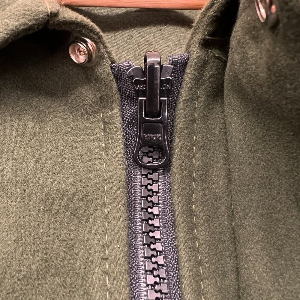 Filson Style 893 Moleskin Bomber, Green, XL, Made in USA - Picture 9 of 13